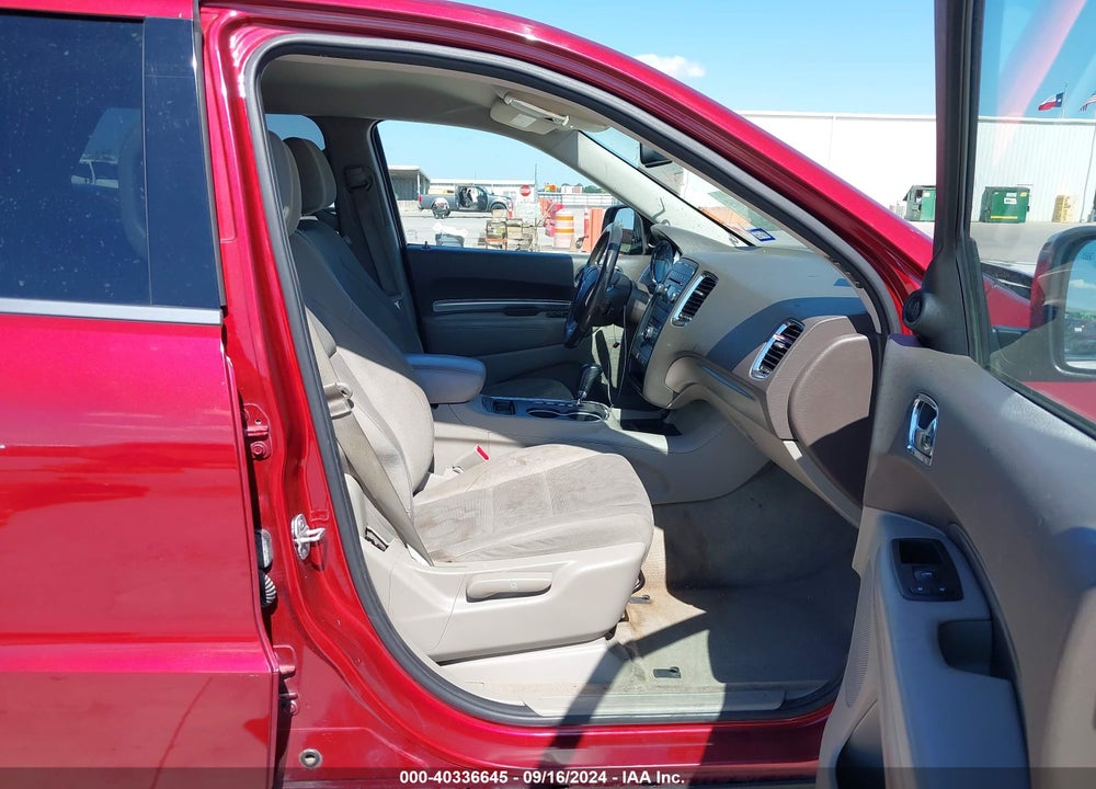 2013 DODGE DURANGO SXT VIN: 1C4RDHAG8DC687741