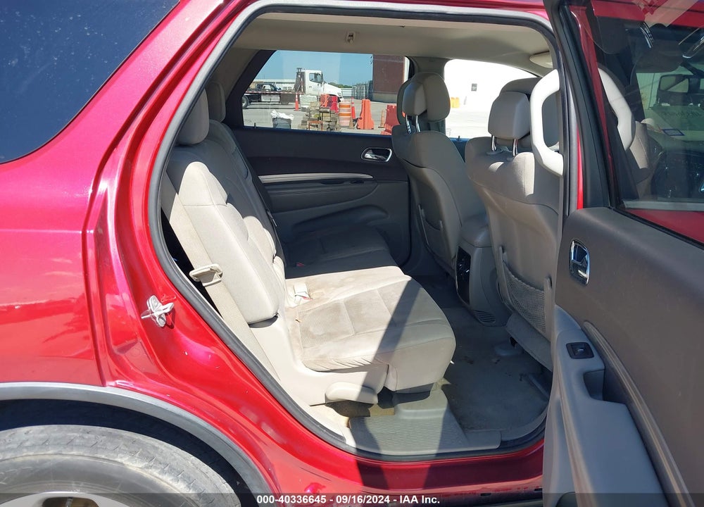 2013 DODGE DURANGO SXT VIN: 1C4RDHAG8DC687741