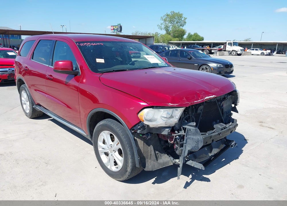 2013 DODGE DURANGO SXT VIN: 1C4RDHAG8DC687741