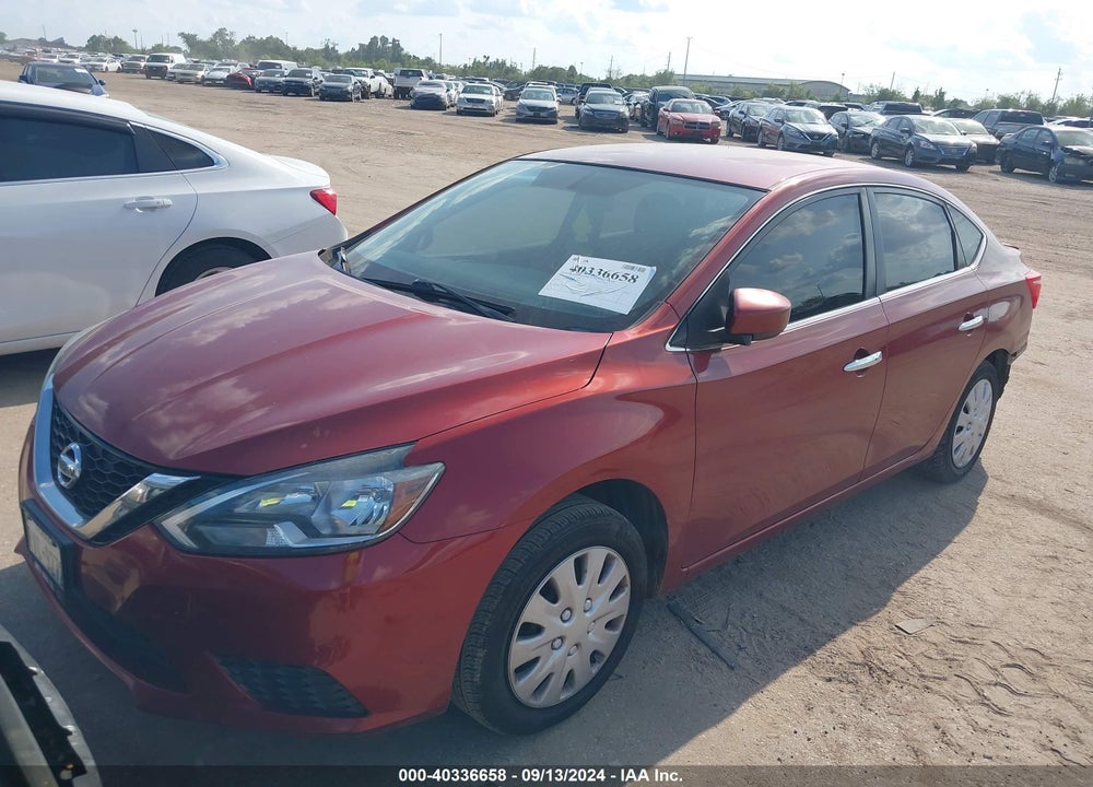 2017 NISSAN SENTRA SV VIN: 3N1AB7AP7HL650870
