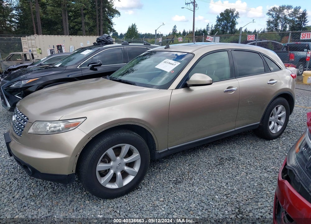 2003 INFINITI FX35 VIN: JNRAS08W83X208274
