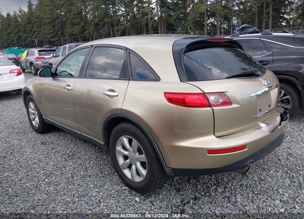 2003 INFINITI FX35 VIN: JNRAS08W83X208274