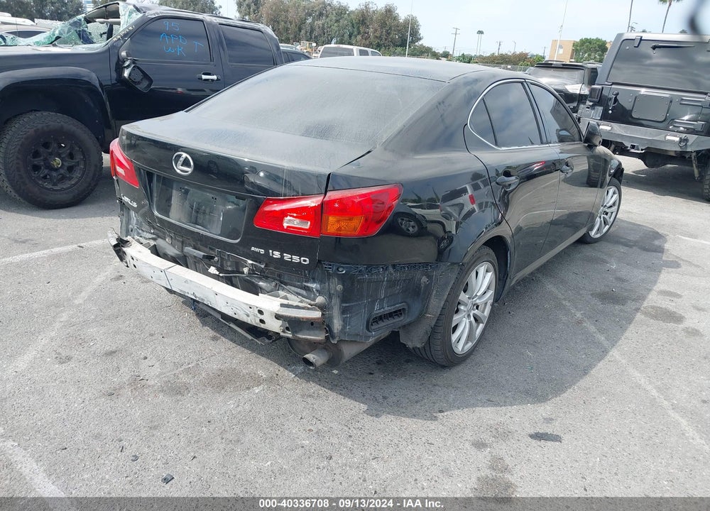2006 LEXUS IS 250 VIN: JTHCK262762006904