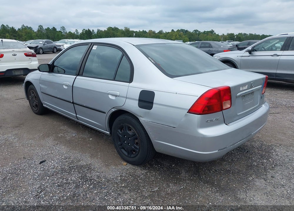 2002 HONDA CIVIC LX VIN: 2HGES16502H564336