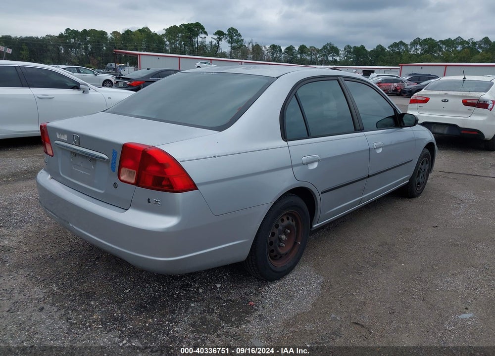 2002 HONDA CIVIC LX VIN: 2HGES16502H564336