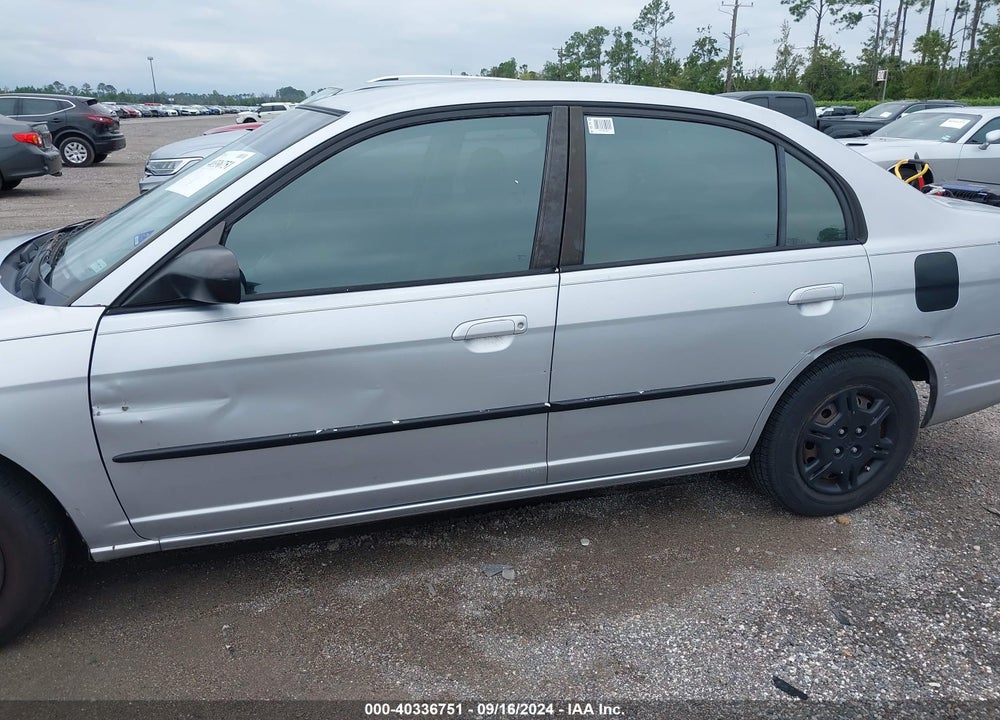 2002 HONDA CIVIC LX VIN: 2HGES16502H564336