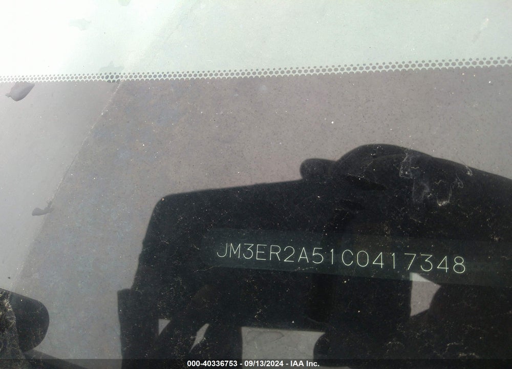 2012 MAZDA CX-7 I SV VIN: JM3ER2A51C0417348