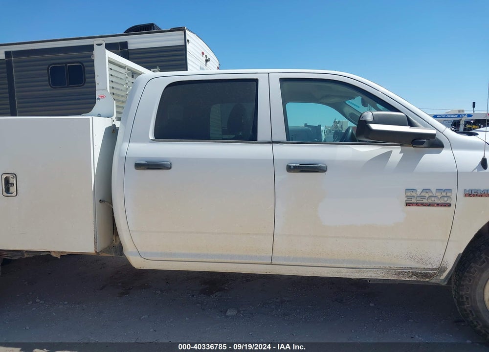 2018 RAM 3500 TRADESMAN  4X4 8' BOX VIN: 3C63R3GJ9JG393150