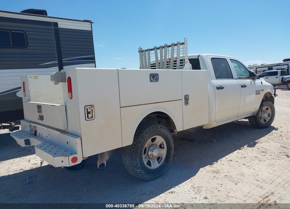 2018 RAM 3500 TRADESMAN  4X4 8' BOX VIN: 3C63R3GJ9JG393150