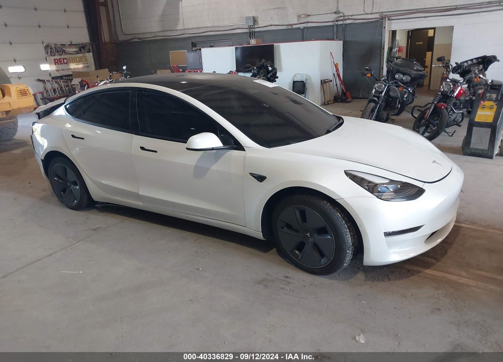 2022 TESLA MODEL 3 LONG RANGE DUAL MOTOR ALL-WHEEL DRIVE VIN: 5YJ3E1EBXNF195418
