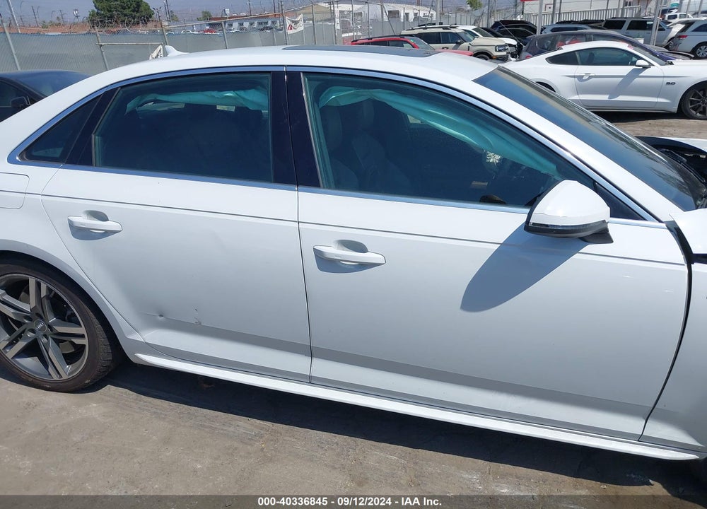 2017 AUDI A4 2.0T PREMIUM VIN: WAUFNAF40HN023575