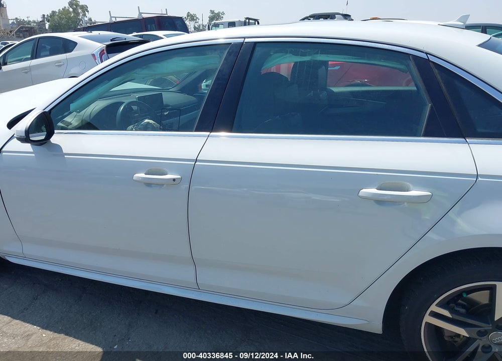 2017 AUDI A4 2.0T PREMIUM VIN: WAUFNAF40HN023575
