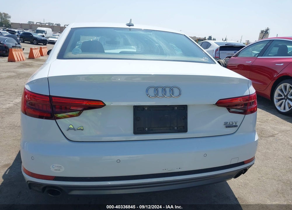 2017 AUDI A4 2.0T PREMIUM VIN: WAUFNAF40HN023575
