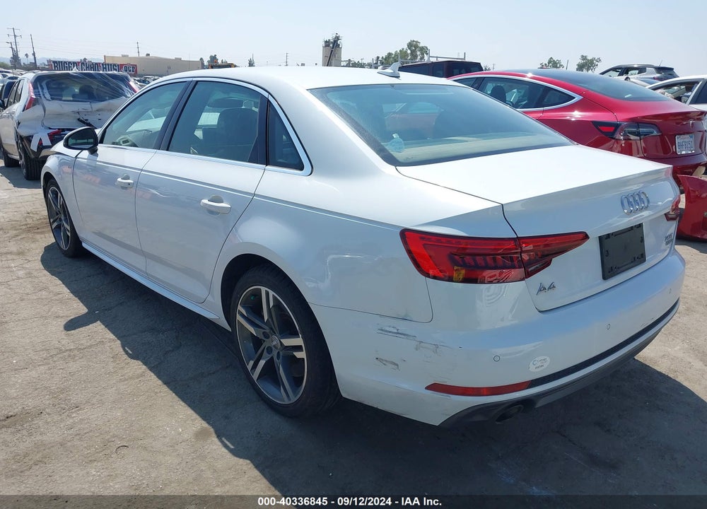2017 AUDI A4 2.0T PREMIUM VIN: WAUFNAF40HN023575