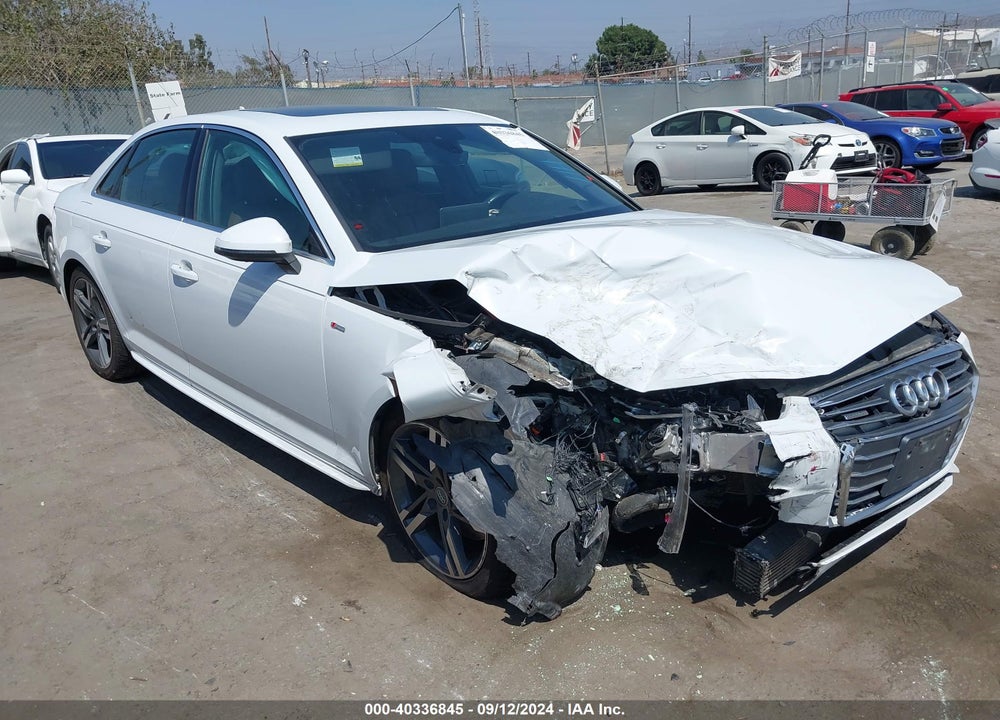 2017 AUDI A4 2.0T PREMIUM VIN: WAUFNAF40HN023575