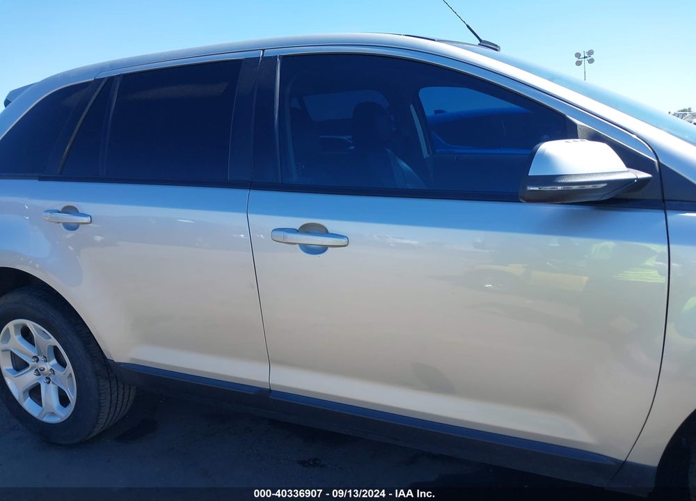2013 FORD EDGE SEL VIN: 2FMDK3JCXDBE34478