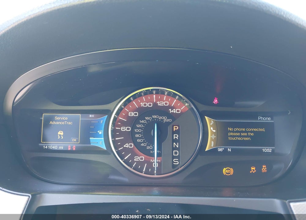 2013 FORD EDGE SEL VIN: 2FMDK3JCXDBE34478