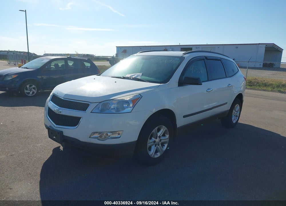 2012 CHEVROLET TRAVERSE LS VIN: 1GNKVFED6CJ184777