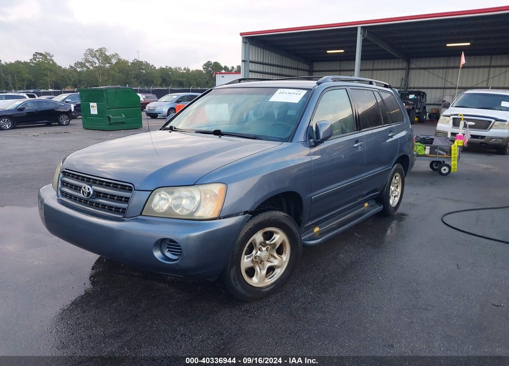 2003 TOYOTA HIGHLANDER V6 VIN: JTEGF21A430090270