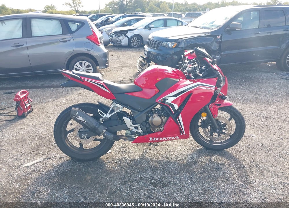 2021 HONDA CBR300 R VIN: MLHNC5102M5700004