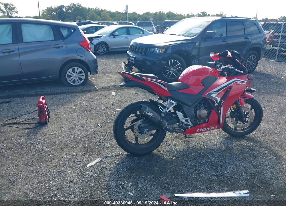 2021 HONDA CBR300 R VIN: MLHNC5102M5700004