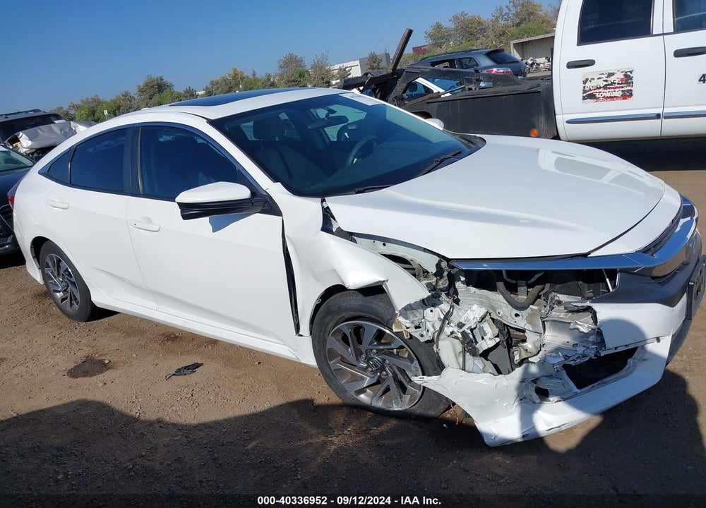2018 HONDA CIVIC EX VIN: 2HGFC2F72JH519874