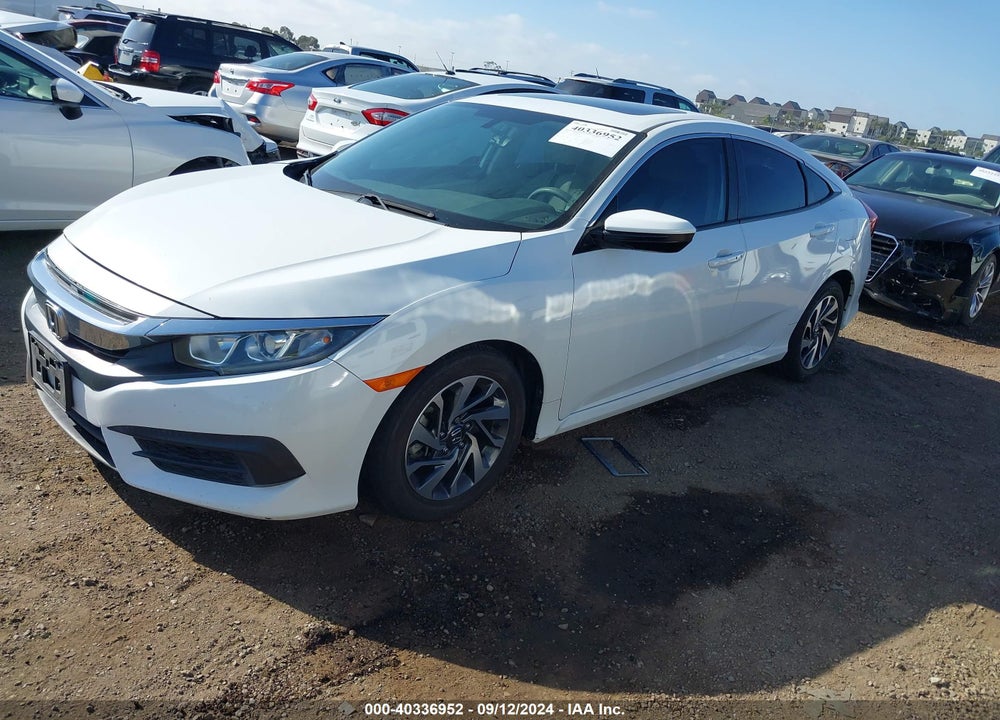 2018 HONDA CIVIC EX VIN: 2HGFC2F72JH519874