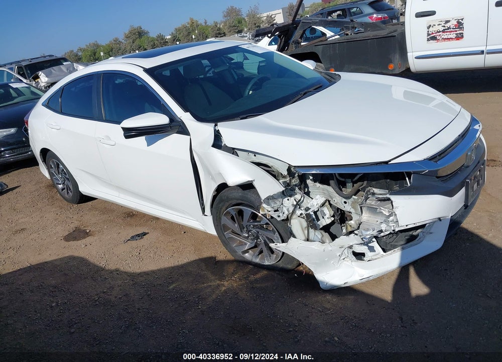 2018 HONDA CIVIC EX VIN: 2HGFC2F72JH519874