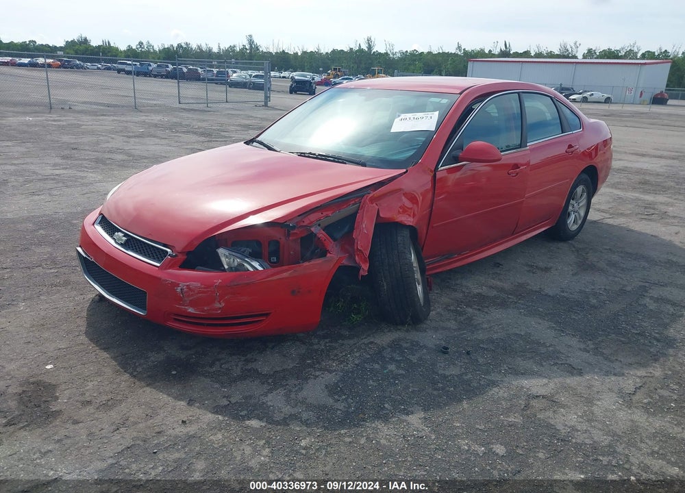 2013 CHEVROLET IMPALA LS VIN: 2G1WF5E34D1226389