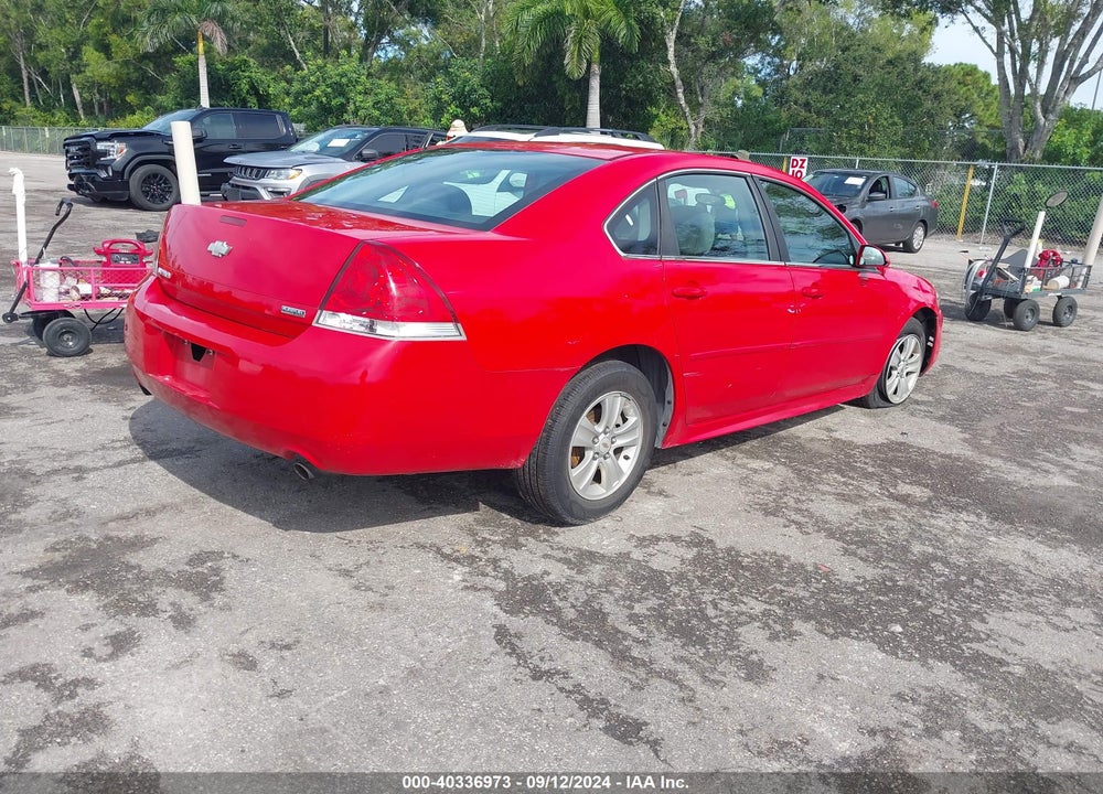 2013 CHEVROLET IMPALA LS VIN: 2G1WF5E34D1226389
