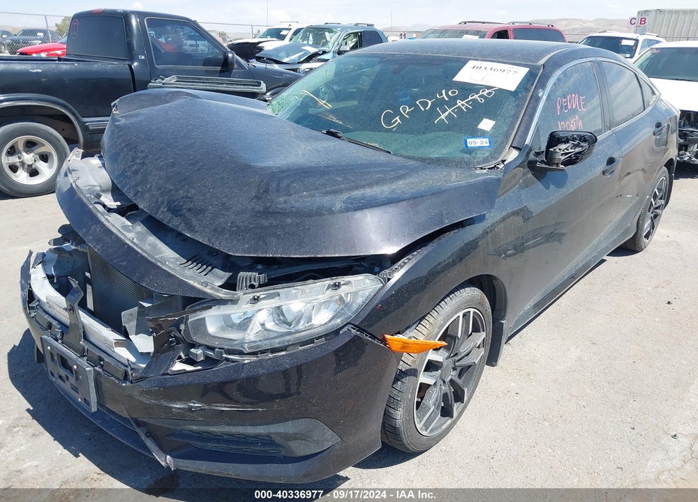 2017 HONDA CIVIC LX VIN: 19XFC2F51HE012029