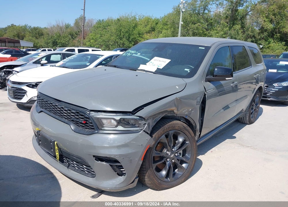 2022 DODGE DURANGO GT PLUS AWD VIN: 1C4RDJDG7NC204759