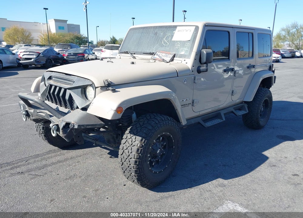 2016 JEEP WRANGLER UNLIMITED SAHARA VIN: 1C4HJWEG0GL289575