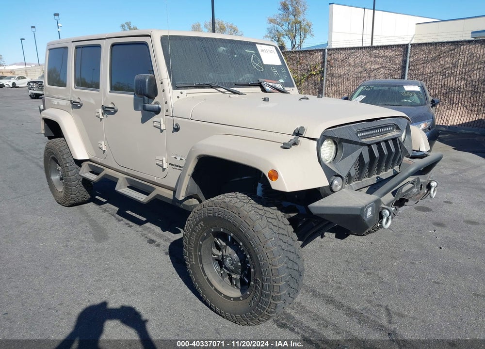 2016 JEEP WRANGLER UNLIMITED SAHARA VIN: 1C4HJWEG0GL289575