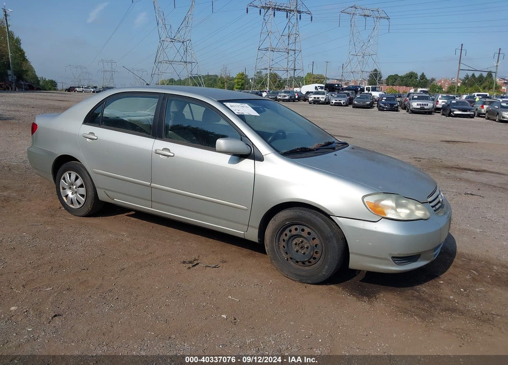 2003 TOYOTA COROLLA LE VIN: 1NXBR32EX3Z040815