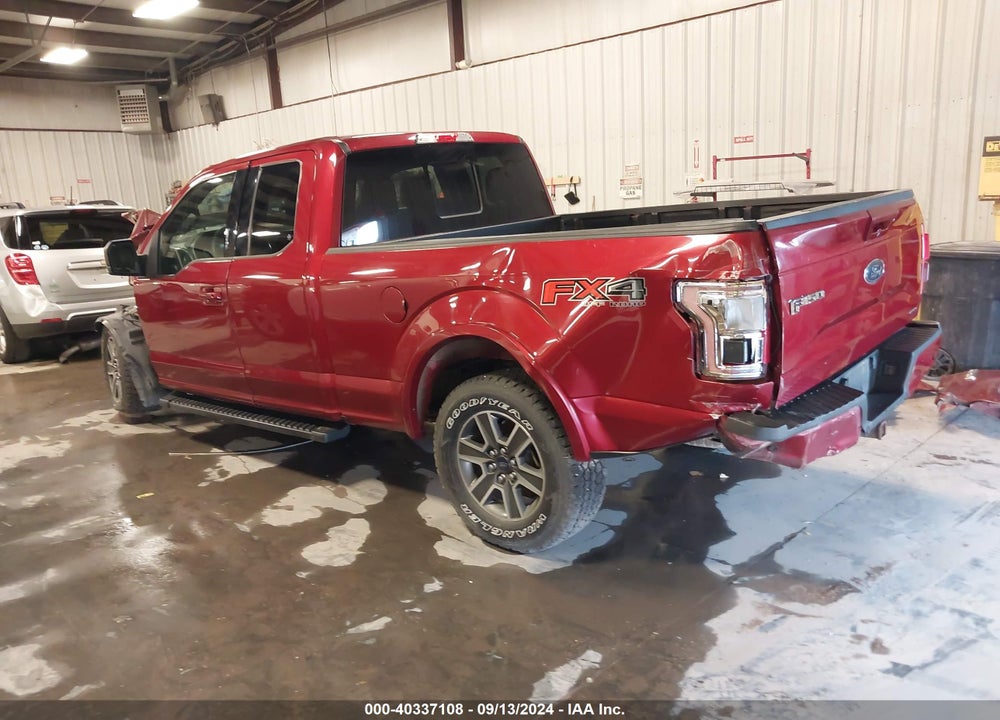 2015 FORD F-150 LARIAT VIN: 1FTFX1EF3FKD10049