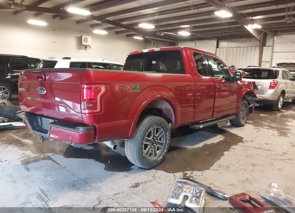 2015 FORD F-150 LARIAT VIN: 1FTFX1EF3FKD10049