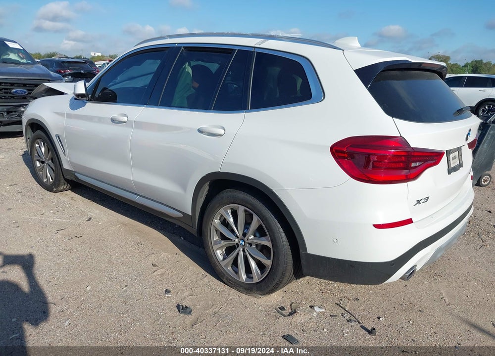 2019 BMW X3 XDRIVE30I VIN: 5UXTR9C55KLD96833