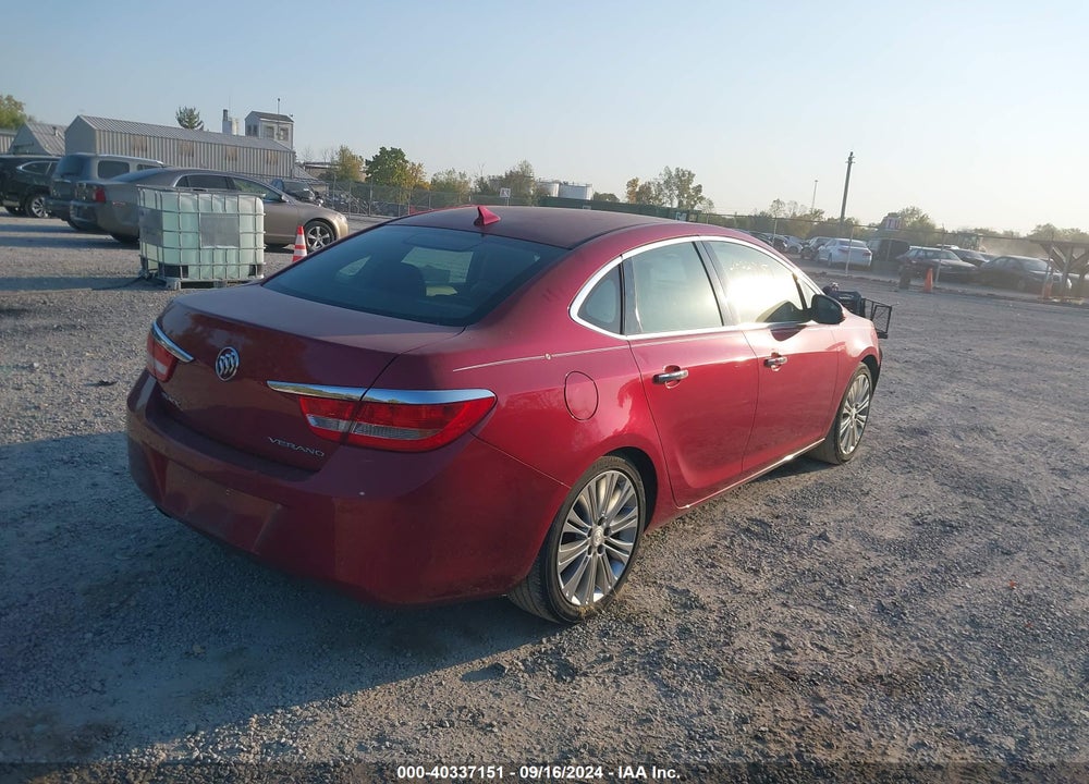 2012 BUICK VERANO LEATHER GROUP VIN: 1G4PS5SKXC4126640