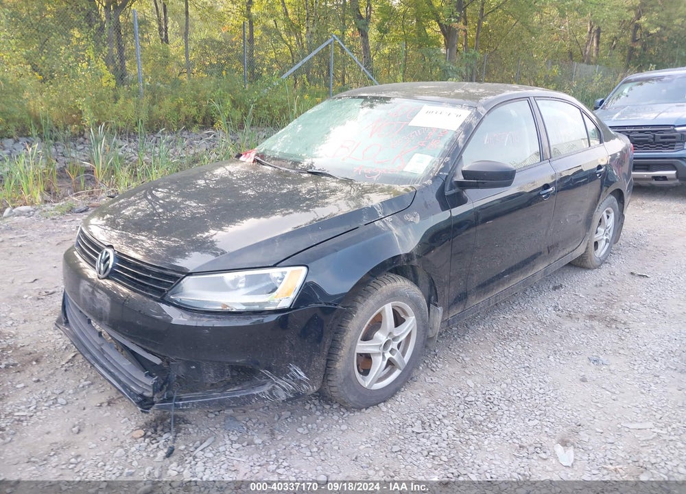 2012 VOLKSWAGEN JETTA 2.0L S VIN: 3VW1K7AJ3CM382909