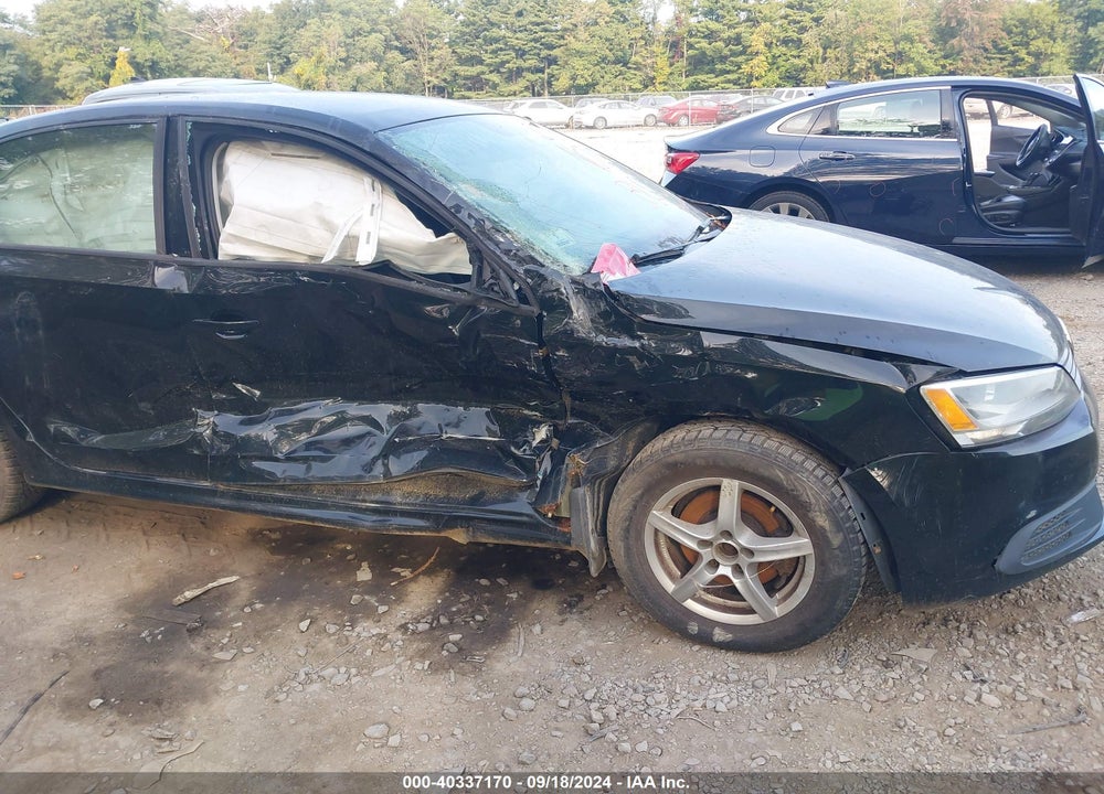 2012 VOLKSWAGEN JETTA 2.0L S VIN: 3VW1K7AJ3CM382909