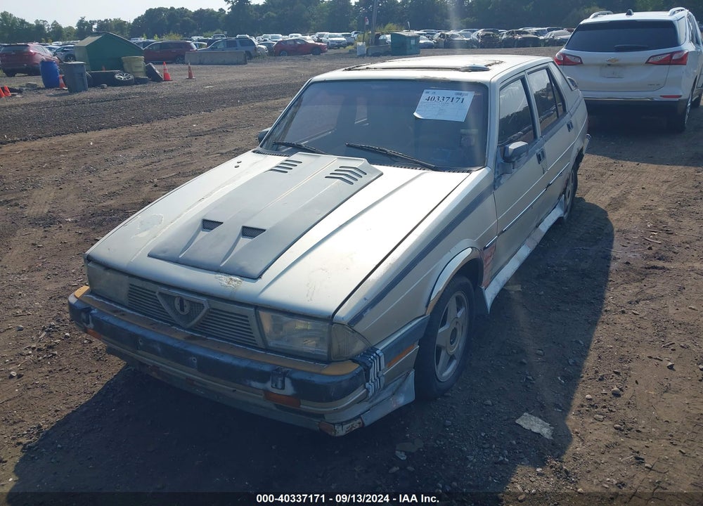 1987 ALFA ROMEO MILANO PLATINUM VIN: ZARDA1362H1025286