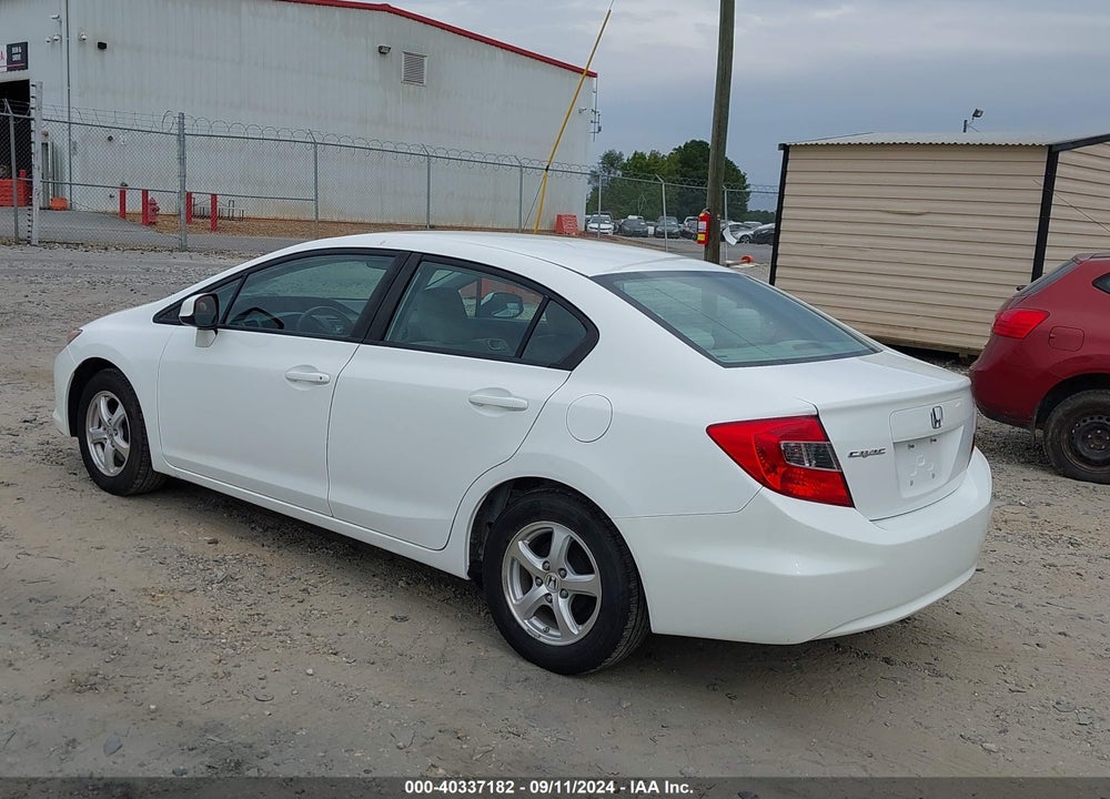 2012 HONDA CIVIC NATURAL GAS VIN: 19XFB5F54CE003032