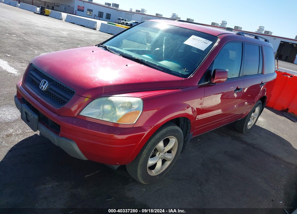 2003 HONDA PILOT EX-L VIN: 2HKYF186X3H520147