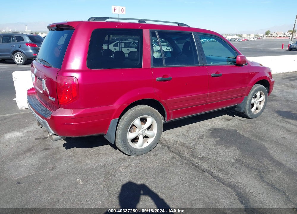 2003 HONDA PILOT EX-L VIN: 2HKYF186X3H520147