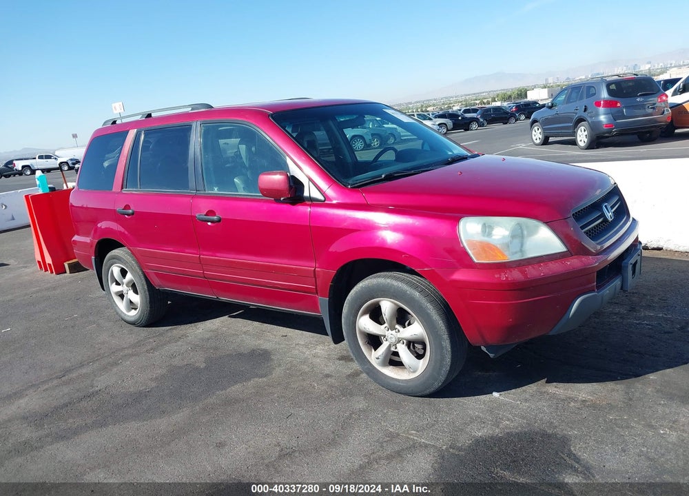 2003 HONDA PILOT EX-L VIN: 2HKYF186X3H520147