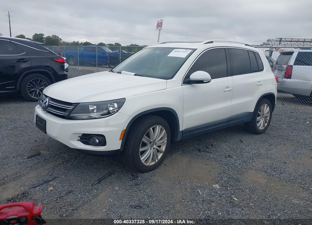 2013 VOLKSWAGEN TIGUAN SE VIN: WVGAV3AX7DW561362