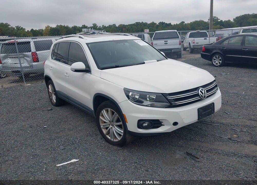 2013 VOLKSWAGEN TIGUAN SE VIN: WVGAV3AX7DW561362