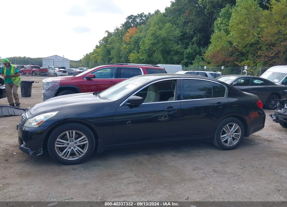 2011 INFINITI G37X VIN: JN1CV6AR9BM356458