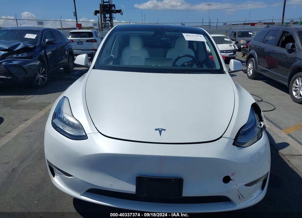 2021 TESLA MODEL Y STANDARD RANGE REAR-WHEEL DRIVE VIN: 5YJYGDED0MF163207